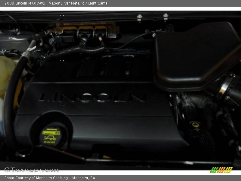 Vapor Silver Metallic / Light Camel 2008 Lincoln MKX AWD