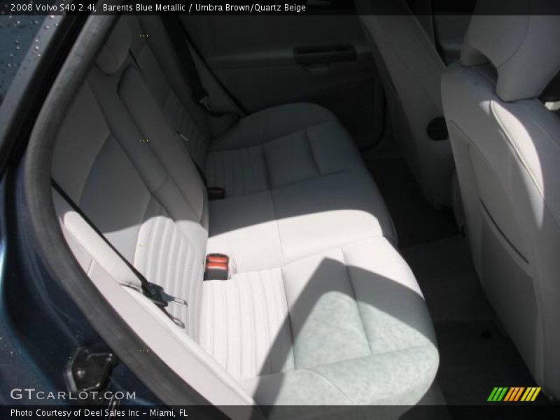 Barents Blue Metallic / Umbra Brown/Quartz Beige 2008 Volvo S40 2.4i
