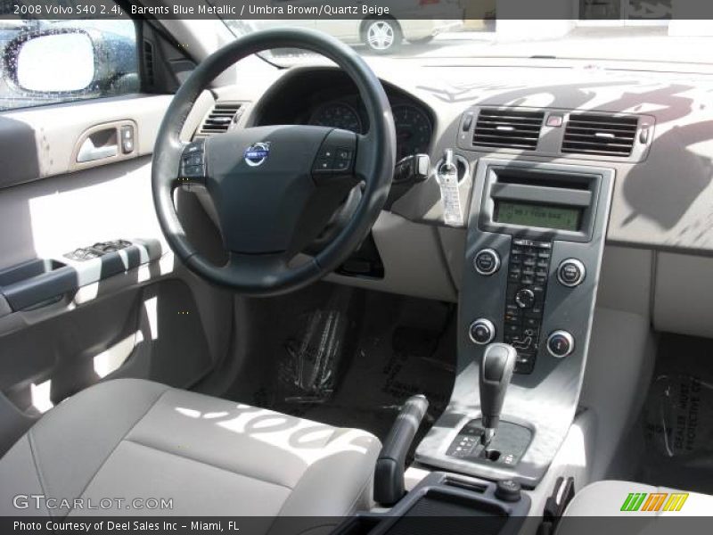 Barents Blue Metallic / Umbra Brown/Quartz Beige 2008 Volvo S40 2.4i