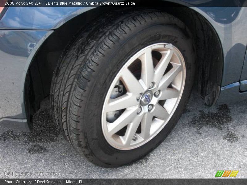 Barents Blue Metallic / Umbra Brown/Quartz Beige 2008 Volvo S40 2.4i
