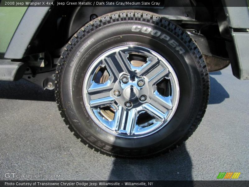 Jeep Green Metallic / Dark Slate Gray/Medium Slate Gray 2008 Jeep Wrangler X 4x4