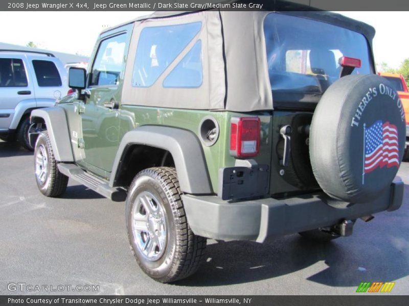 Jeep Green Metallic / Dark Slate Gray/Medium Slate Gray 2008 Jeep Wrangler X 4x4