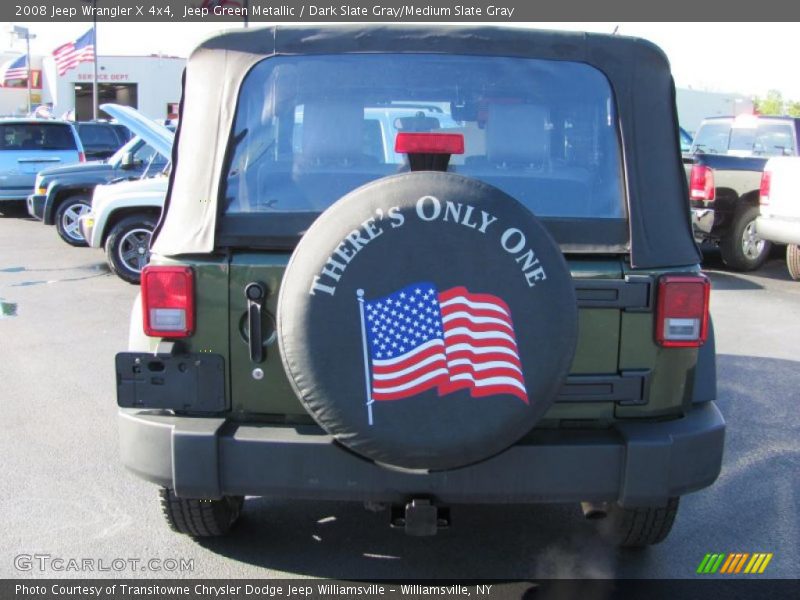 Jeep Green Metallic / Dark Slate Gray/Medium Slate Gray 2008 Jeep Wrangler X 4x4