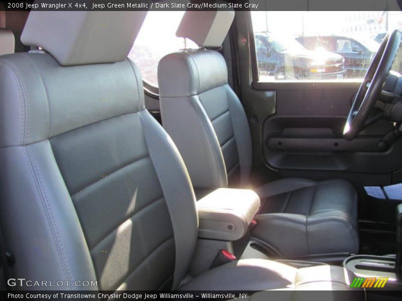 Jeep Green Metallic / Dark Slate Gray/Medium Slate Gray 2008 Jeep Wrangler X 4x4