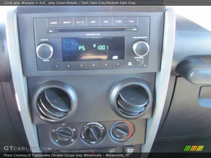 Jeep Green Metallic / Dark Slate Gray/Medium Slate Gray 2008 Jeep Wrangler X 4x4