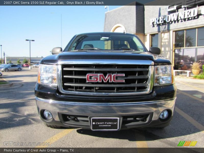 Onyx Black / Ebony Black 2007 GMC Sierra 1500 SLE Regular Cab