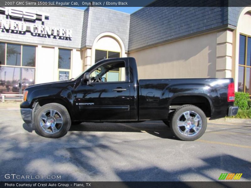 Onyx Black / Ebony Black 2007 GMC Sierra 1500 SLE Regular Cab