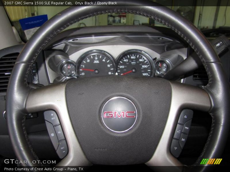  2007 Sierra 1500 SLE Regular Cab Steering Wheel