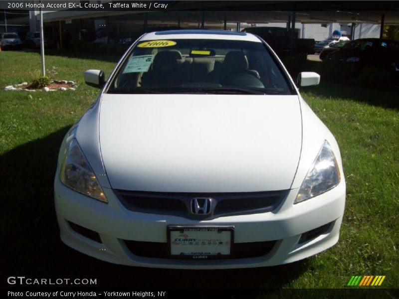 Taffeta White / Gray 2006 Honda Accord EX-L Coupe