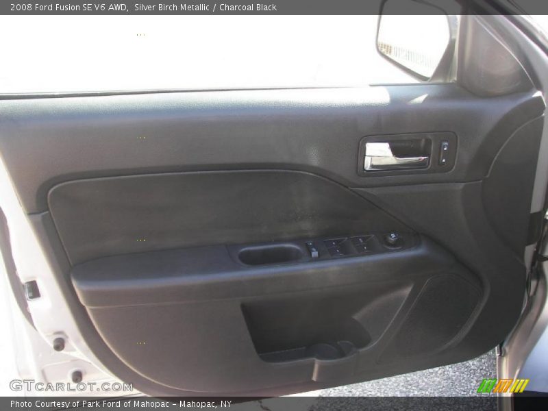 Silver Birch Metallic / Charcoal Black 2008 Ford Fusion SE V6 AWD