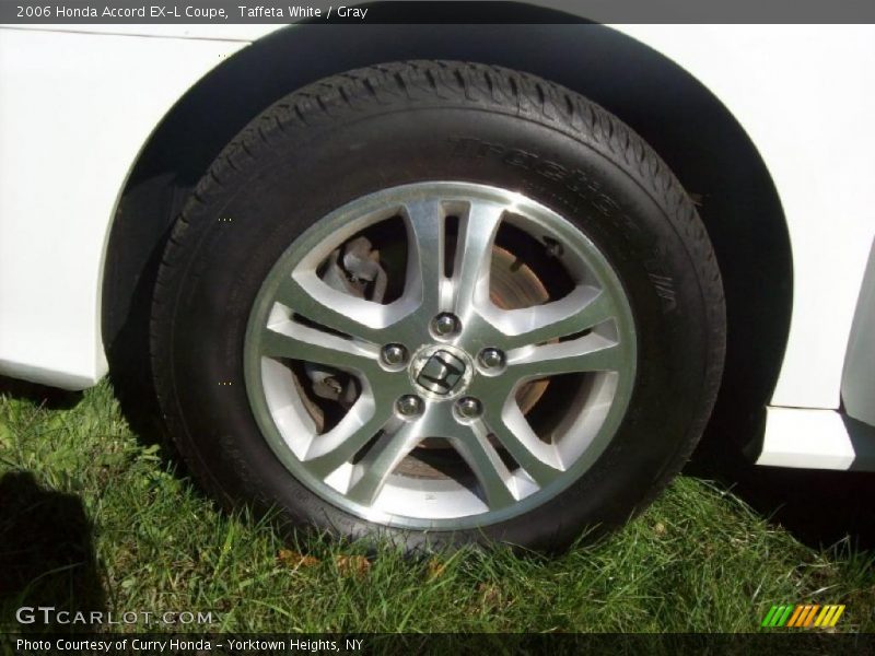 Taffeta White / Gray 2006 Honda Accord EX-L Coupe