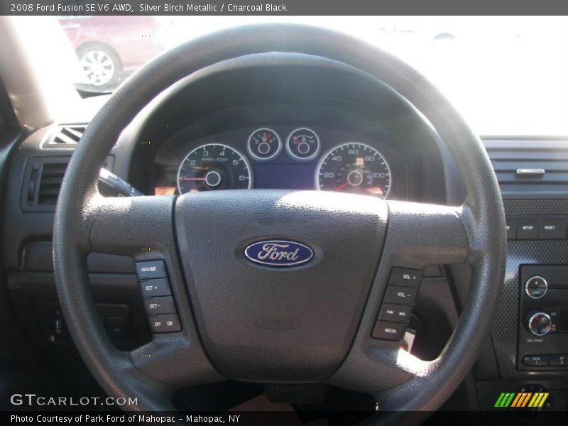 Silver Birch Metallic / Charcoal Black 2008 Ford Fusion SE V6 AWD