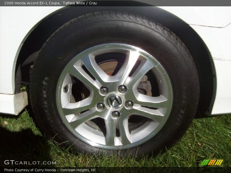 Taffeta White / Gray 2006 Honda Accord EX-L Coupe