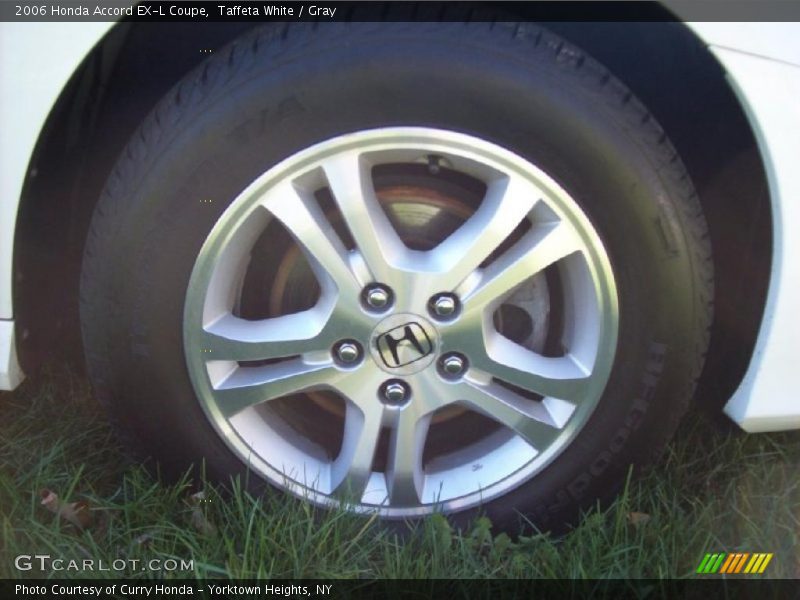 Taffeta White / Gray 2006 Honda Accord EX-L Coupe