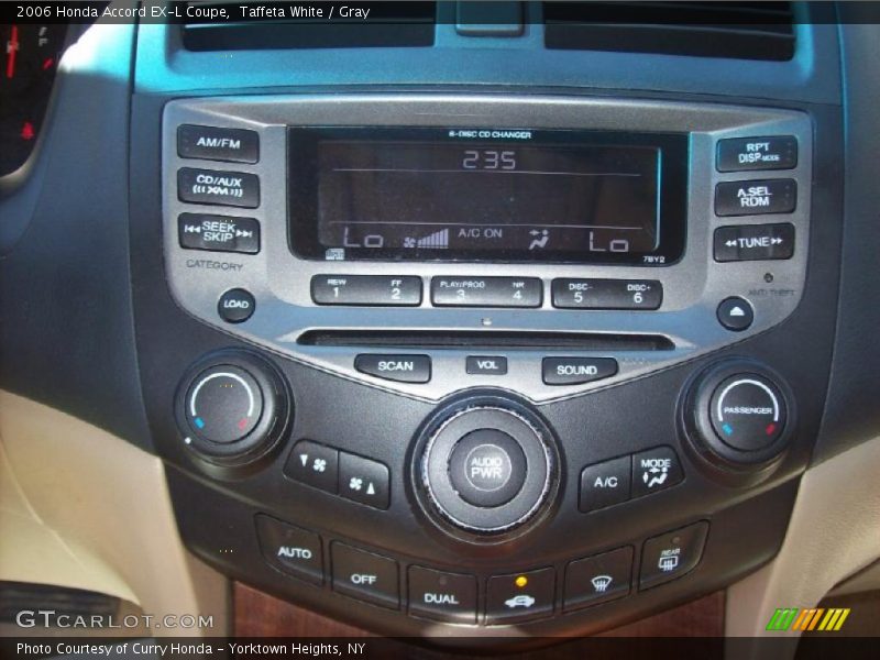 Taffeta White / Gray 2006 Honda Accord EX-L Coupe