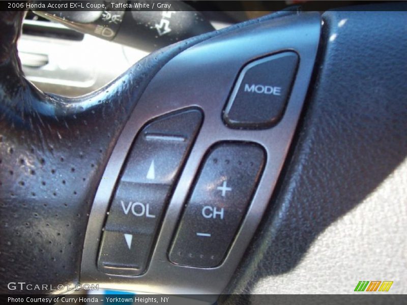 Taffeta White / Gray 2006 Honda Accord EX-L Coupe