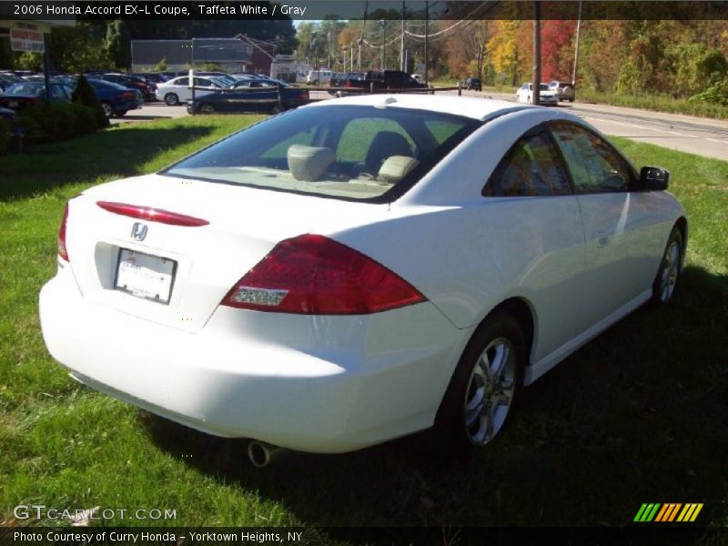 Taffeta White / Gray 2006 Honda Accord EX-L Coupe