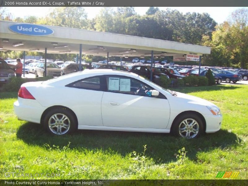 Taffeta White / Gray 2006 Honda Accord EX-L Coupe