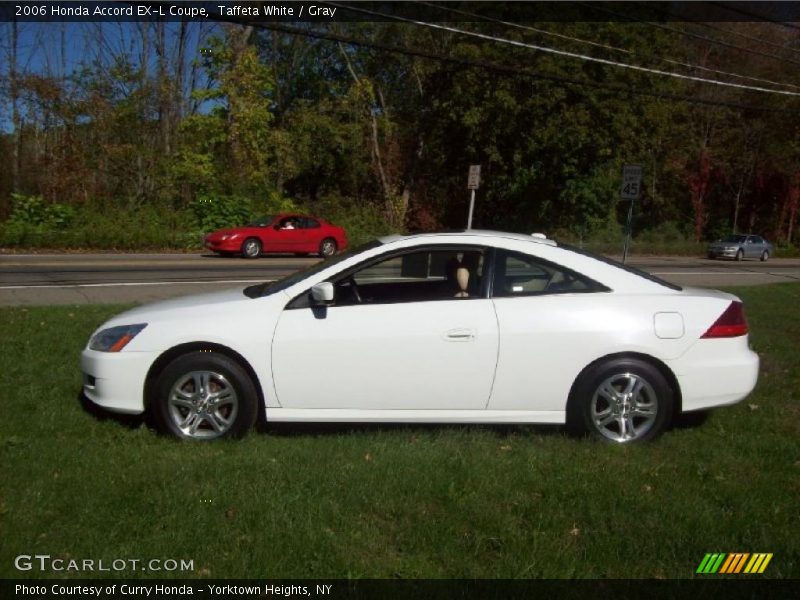 Taffeta White / Gray 2006 Honda Accord EX-L Coupe