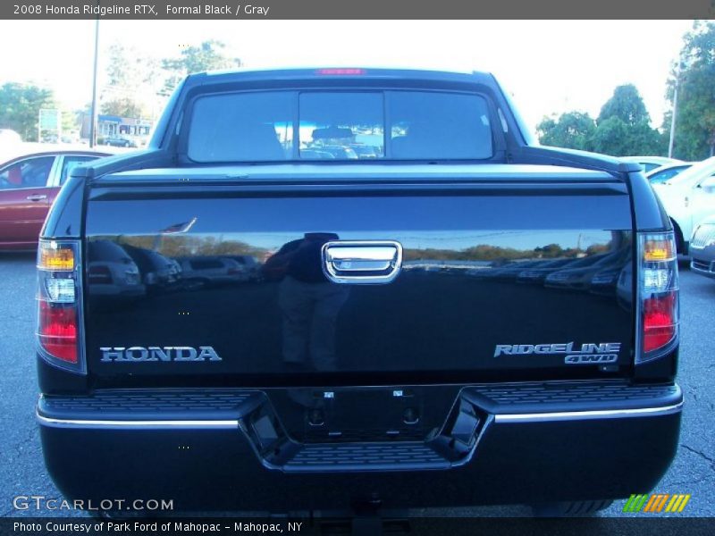 Formal Black / Gray 2008 Honda Ridgeline RTX