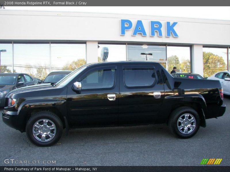 Formal Black / Gray 2008 Honda Ridgeline RTX