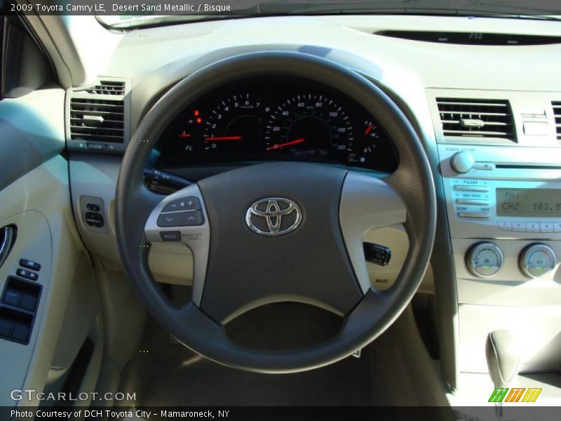 Desert Sand Metallic / Bisque 2009 Toyota Camry LE