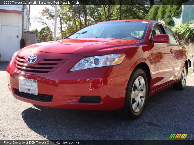 Barcelona Red Metallic / Ash 2009 Toyota Camry LE