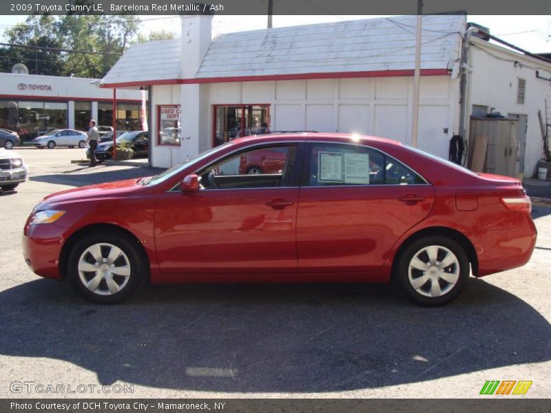 Barcelona Red Metallic / Ash 2009 Toyota Camry LE
