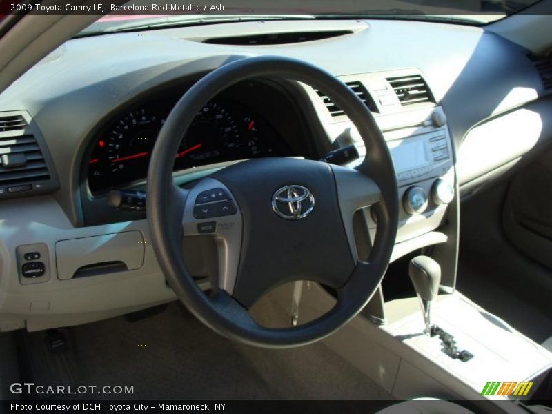 Barcelona Red Metallic / Ash 2009 Toyota Camry LE