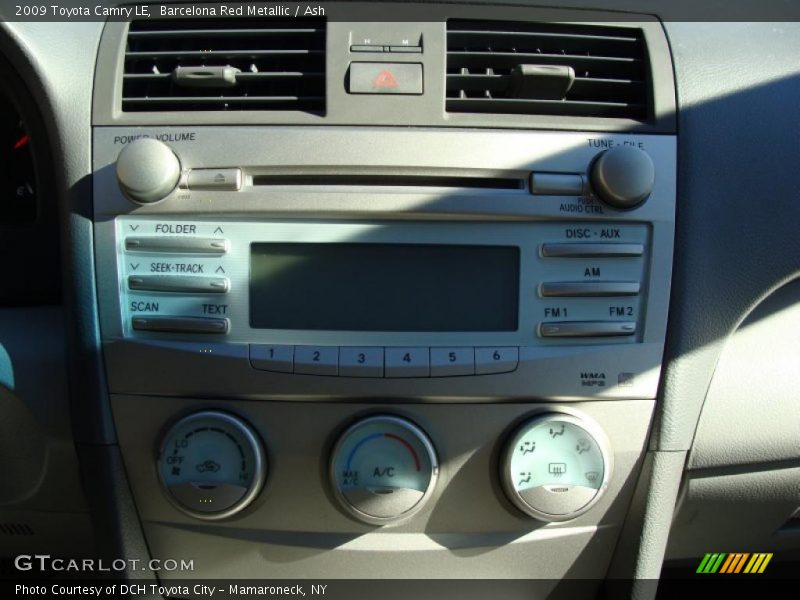 Barcelona Red Metallic / Ash 2009 Toyota Camry LE