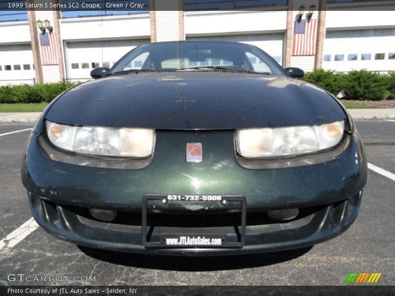 Green / Gray 1999 Saturn S Series SC2 Coupe