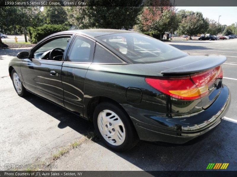 Green / Gray 1999 Saturn S Series SC2 Coupe