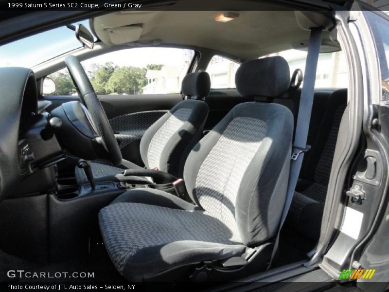 Green / Gray 1999 Saturn S Series SC2 Coupe