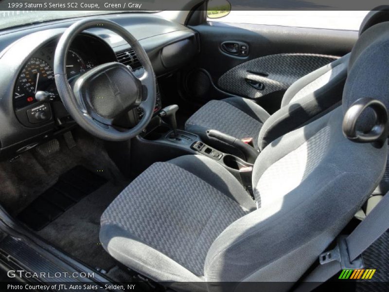 Green / Gray 1999 Saturn S Series SC2 Coupe