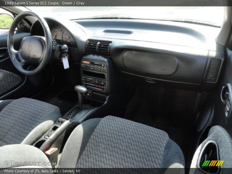 Green / Gray 1999 Saturn S Series SC2 Coupe