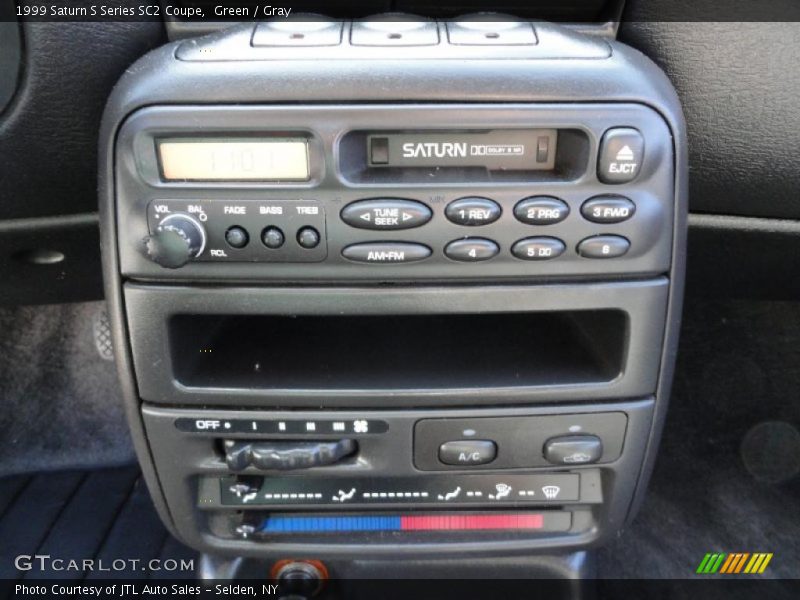 Green / Gray 1999 Saturn S Series SC2 Coupe