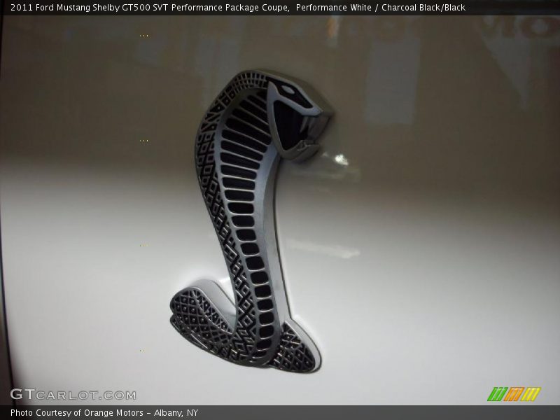  2011 Mustang Shelby GT500 SVT Performance Package Coupe Logo