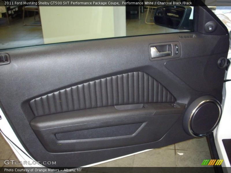 Performance White / Charcoal Black/Black 2011 Ford Mustang Shelby GT500 SVT Performance Package Coupe