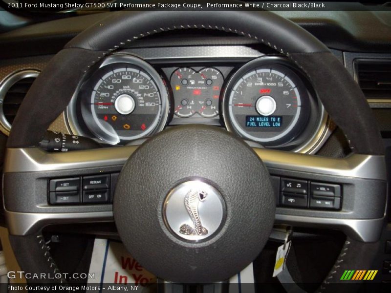  2011 Mustang Shelby GT500 SVT Performance Package Coupe Steering Wheel