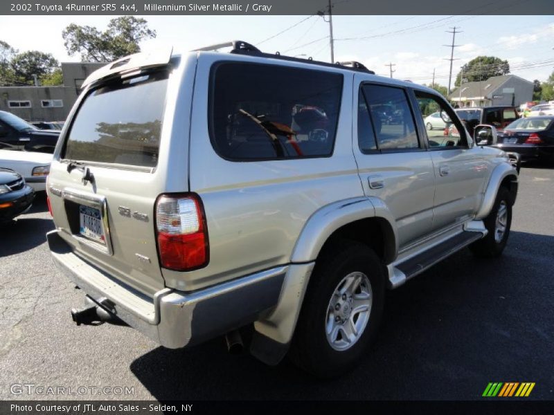 Millennium Silver Metallic / Gray 2002 Toyota 4Runner SR5 4x4