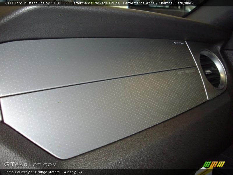 Performance White / Charcoal Black/Black 2011 Ford Mustang Shelby GT500 SVT Performance Package Coupe