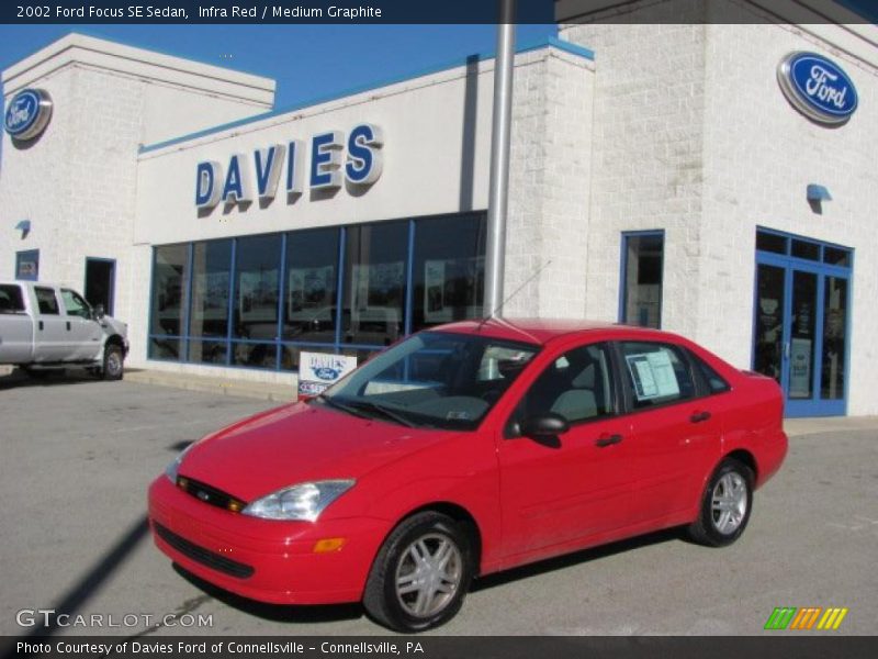 Infra Red / Medium Graphite 2002 Ford Focus SE Sedan