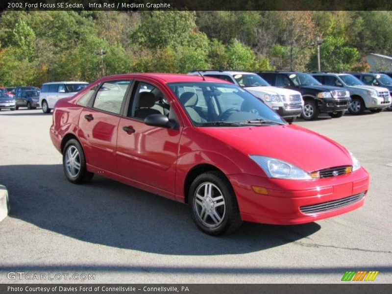 Infra Red / Medium Graphite 2002 Ford Focus SE Sedan