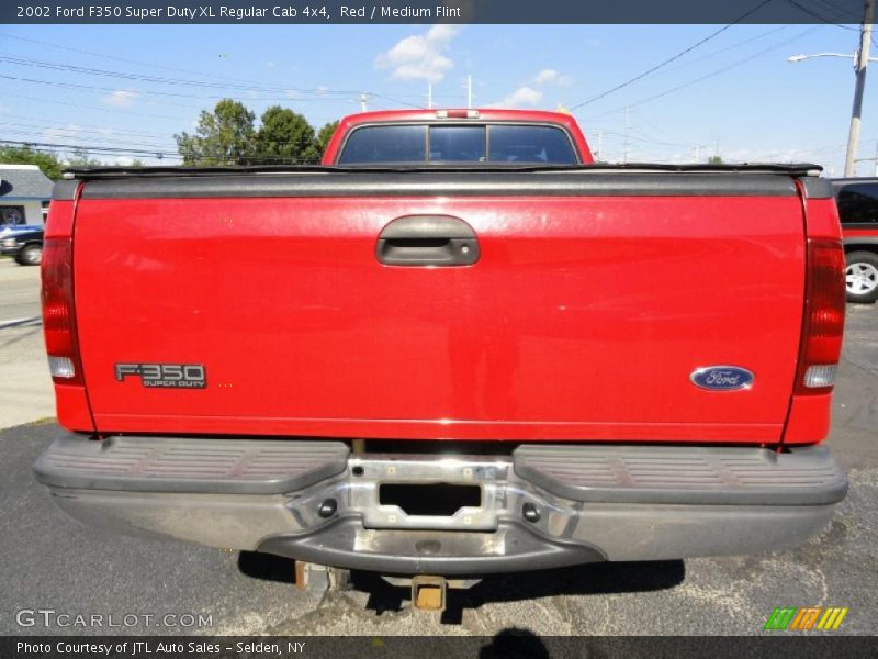 Red / Medium Flint 2002 Ford F350 Super Duty XL Regular Cab 4x4