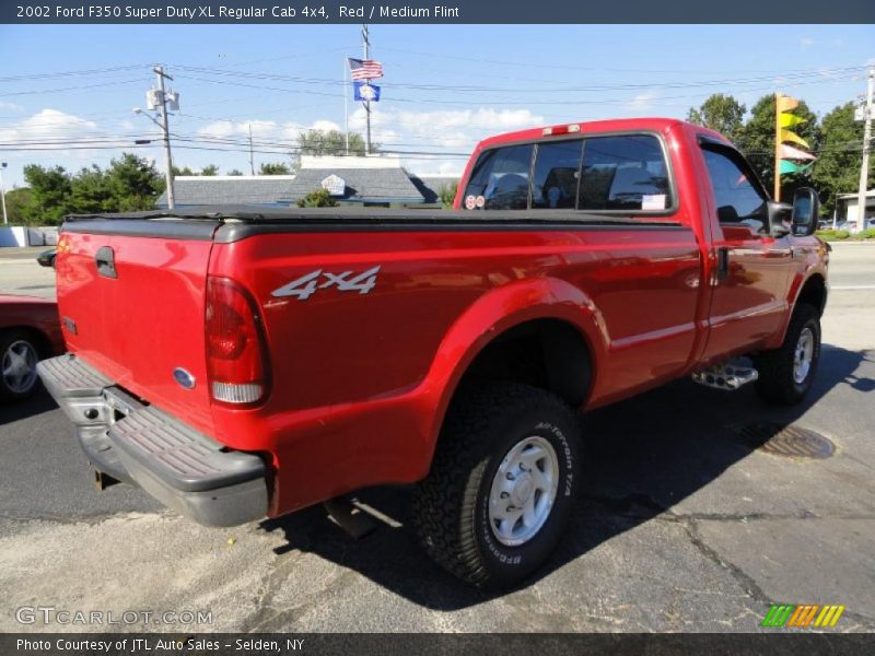 Red / Medium Flint 2002 Ford F350 Super Duty XL Regular Cab 4x4