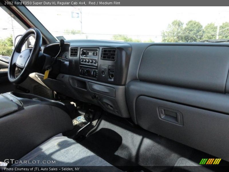 Red / Medium Flint 2002 Ford F350 Super Duty XL Regular Cab 4x4