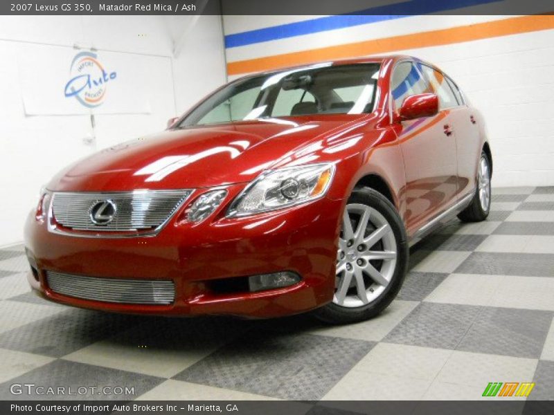 Matador Red Mica / Ash 2007 Lexus GS 350