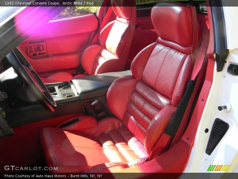  1992 Corvette Coupe Red Interior