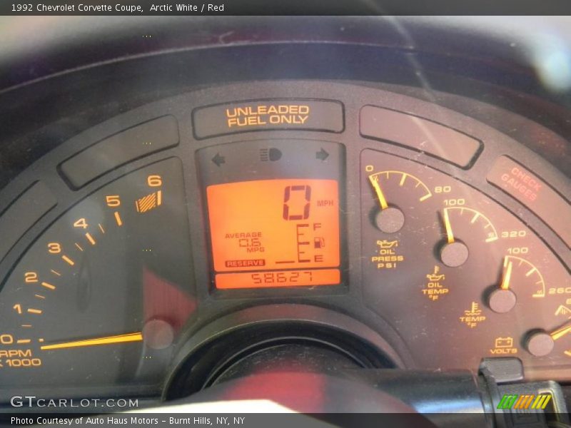 1992 Corvette Coupe Coupe Gauges