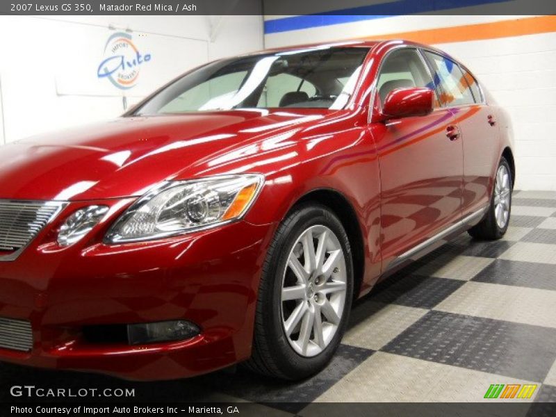 Matador Red Mica / Ash 2007 Lexus GS 350